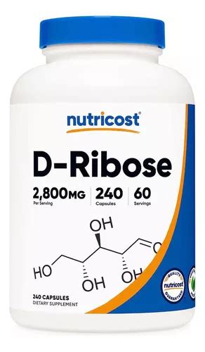 Suplemento Em C Psulas Nutricost D Ribose Amino Cidos D Ribose Sabor