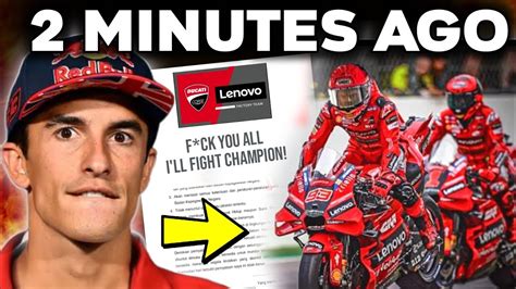 Marc Marquez S Brutal Statement To Bagnaia S Ducati Vs Martin S Aprilia