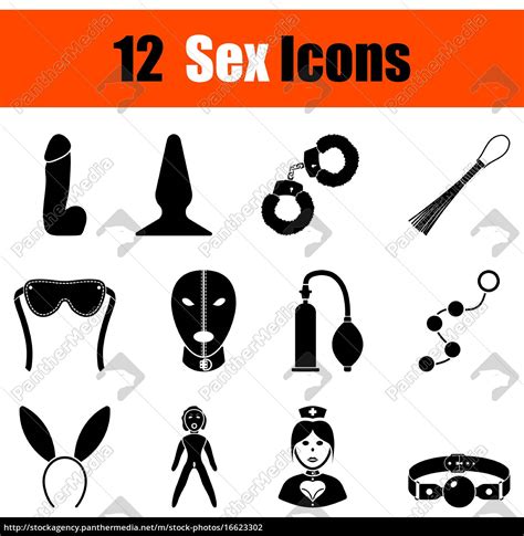 Set Von Sex Symbole Lizenzfreies Bild 16623302 Bildagentur