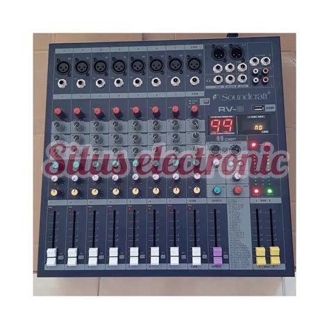 Jual Mixer Soundcraft Rv Mixer Channel Dsp Rv Shopee Indonesia