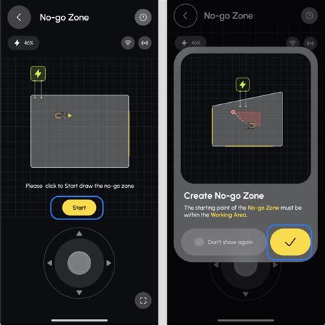 How to Create the No-go zone?