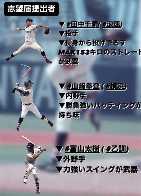 國學院大學硬式野球部【公式】 On Twitter 【プロ野球ドラフト会議】 明日の17時よりプロ野球ドラフト会議が行われます！ 本学から