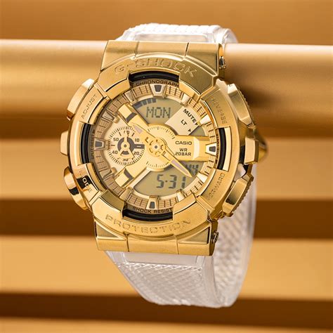 Jual Tali Transparan G Shock Glacier Gold Series Pria Tahan Guncangan