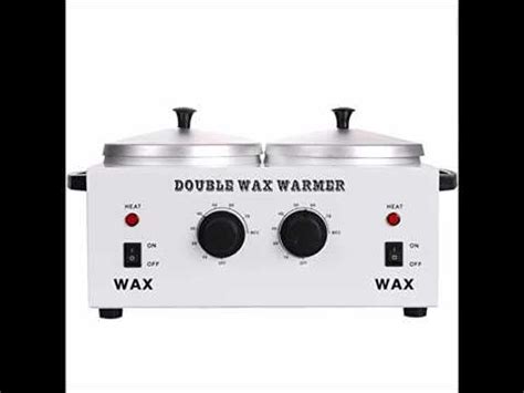 Double Wax Warmer Professional Electric Heater Dual Parrafin Hot Facial