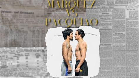 El Nocaut Del Siglo M Rquez Vs Pacquiao Leo Bonilla Youtube