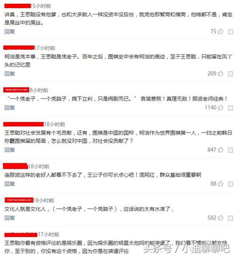 王思聰懟柯潔遭8000名網友怒懟？《百家講壇》酈波看不下去了 每日頭條