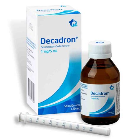 Droguería La Economía Decadron 1 Mg 5 Ml Solucion Oral Frasco X 120 Ml