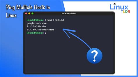 How To Ping Multiple Hosts At High Performance With Fping On Linux