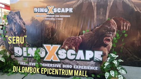 Lihat Keseruan Di Dino X Cape Di Epicentrum Mall Dinosaur Escape