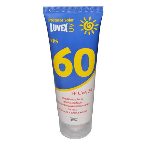 Creme Protetor Solar Uva Uvb Fator Luvex G Frete Gr Tis