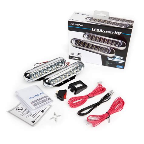 Alpena Accentz Hd Auxiliary White Led Accent Lights Kit 2 Pk