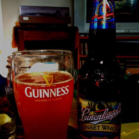 Leinenkugels Sunset Wheat Beer Bottle Drinks Guinness