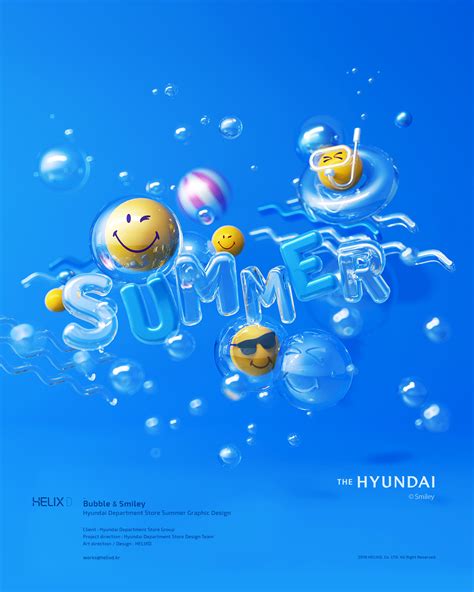 Bubble & Smiley | Hyundai Department Store :: Behance