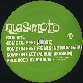 Quasimoto / Come On Feet (12inch), Stones Throw | 中古レコード通販 大阪 Root Down ...