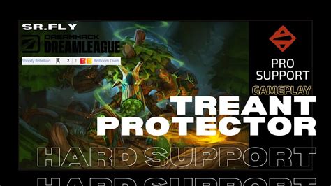 Dota Pro Hard Support Treant Protector Sr Fly Gameplay Sr Vs Bb