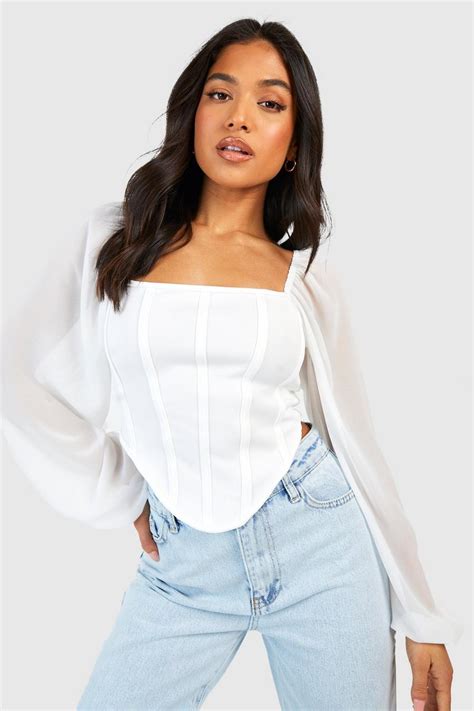 Corset Tops | Women's Bustier & Corset Style Tops | boohoo Australia