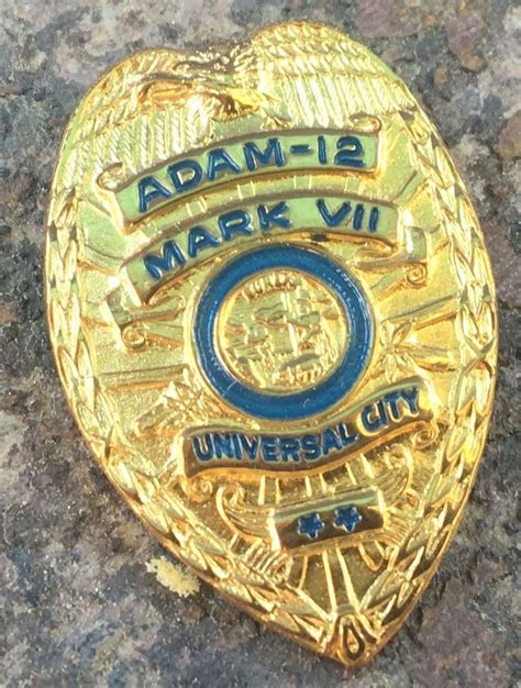 Adam 12 Police Badge Badge Vehicle Logos