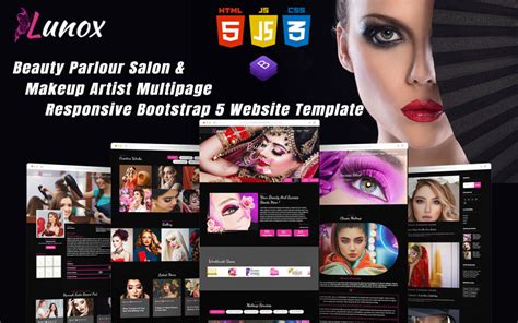 Lunox Sal O De Beleza E Maquiador Multipage Responsivo Bootstrap