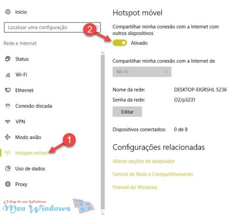 Como Criar Um Hotspot M Vel No Windows