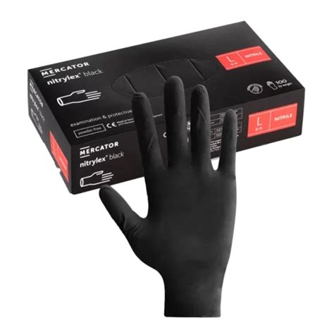 Nitrylex Black Nitrile Gloves Pack Of 100 Buy Online