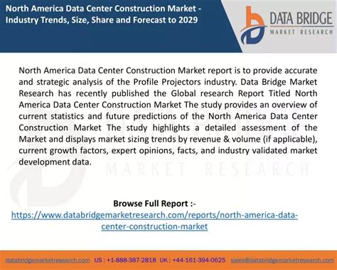 Ppt North America Data Center Construction Market Report Powerpoint