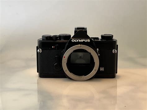 Olympus OM-1 Black 35mm SLR Film Camera (Body Only) – Classic Camera