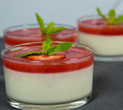 Panna Cotta La Fraise Envie De Bien Manger