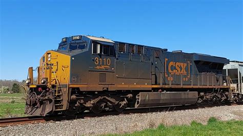 Csx M Headed Southbound In Monroe Nc With Csxt In The Lead