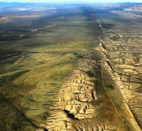 Wallace Creek Offset At The San Andreas Fault Carrizo Plain National