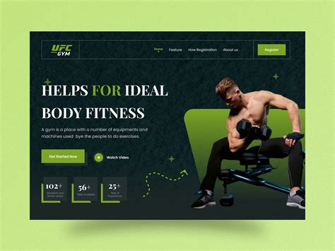 Gym Website Design on Behance