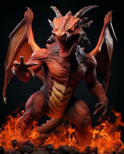 Premium Ai Image Pokemon D Art Avatar Charizard Dragon