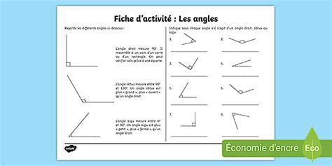 angles aigus droits et obtus - Observer