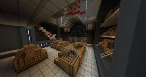 The Among Us Airship Minecraft Map