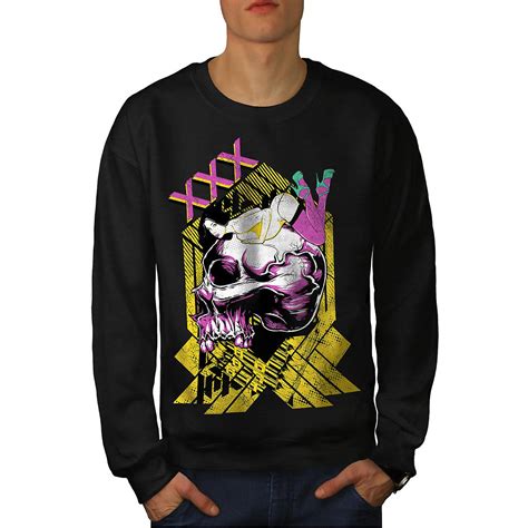 Sexy Girl Hot Adult Skull Men Blacksweatshirt Wellcoda Fruugo Uk