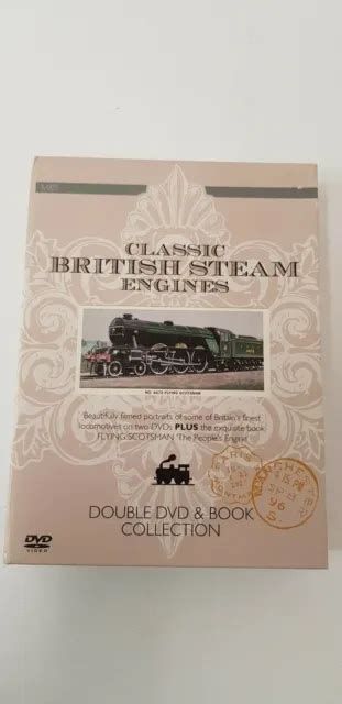 Classic British Steam Engines X Dvd Book Flying Scotsman The