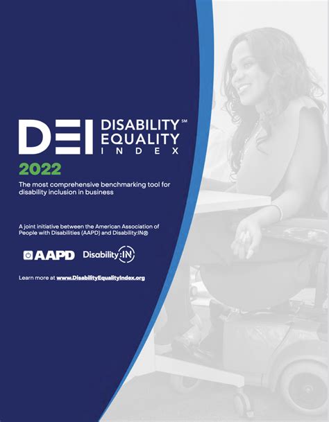 Disability Equality Index 2022 Aapd