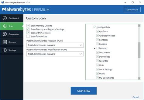 Malwarebytes 3.0 Help - Scan | Malwarebytes, Supportive, Scan