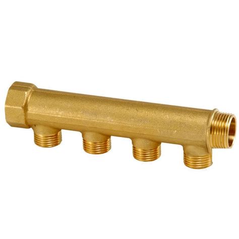 4way Brass Manifold Brass Pex Manifold Classical Floor Heating System Brass Pex Manifold