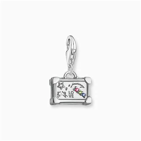 Charm Silber Koffer Mit Gravuren Und Steinen In 2023 Thomas Sabo