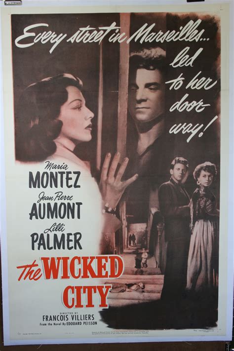 Wicked City, Vintage Noir Poster