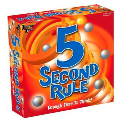 5 Second Rule Board Game - from who what why