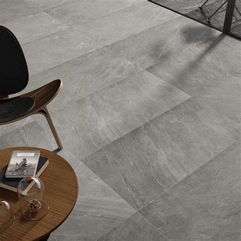 Carrelage Gr S C Rame Rectifi Effet Pierre Cairns Grigio Chiaro X