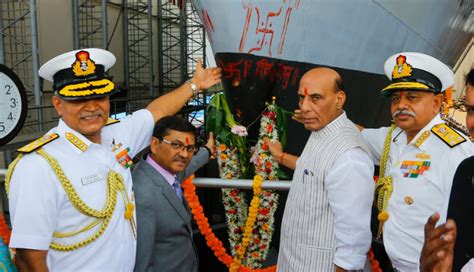 Rajnath Singh Launches Two Indigenous Indian Navy Warships In Mumbai Pragativadi