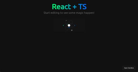 React TS Codesandbox