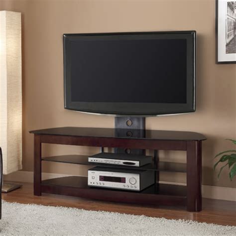 Espresso Finish 60-inch TV Stand with Removable Mount - 13938637 ...