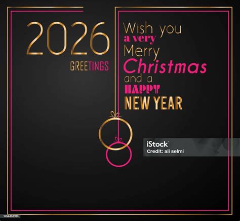 Wish You A Very Merry Christmas And A Happy New Year 2026 Greetings ...