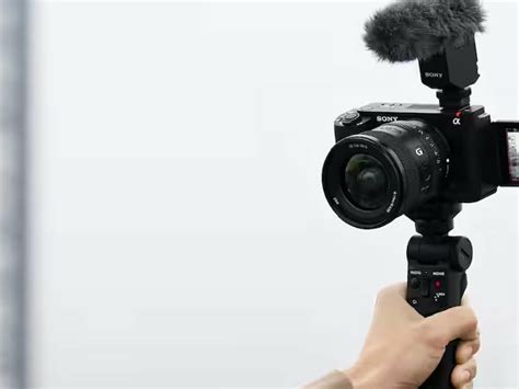 Sony Alpha Zv E Full Frame Vlog Camera Has An Interchangeable Lens