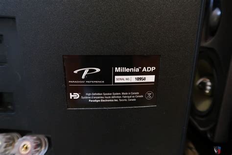 Paradigm Millenia ADP Surround Speakers Canada Audiophile Dipole Photo