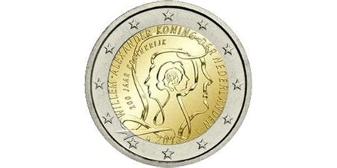 2 EUROS CONMEMORATIVOS HOLANDA 2013 REINO