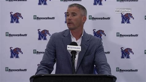 Memphis Football: Mike Norvell UCF Press Conference - YouTube